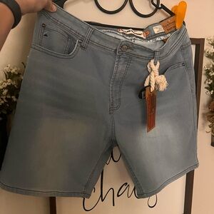 Tailor Vintage Blue Jean Shorts Casual Fit